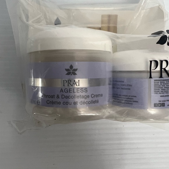 Prai Ageless Throat & Decolletage Creme 4FL. Oz and Face Forward Creme 2FL. Oz - Picture 7 of 8